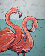 Flamingo Duo
