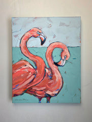 Flamingo Duo