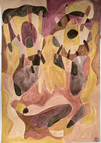 Face in Earth Tones
