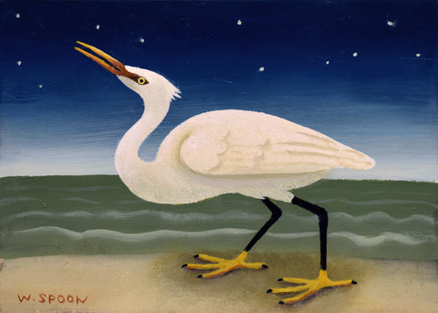 Egret Calling