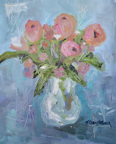 Glimpse of Pink Roses