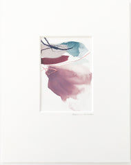 Color Study in Mauve and Antique Turquoise