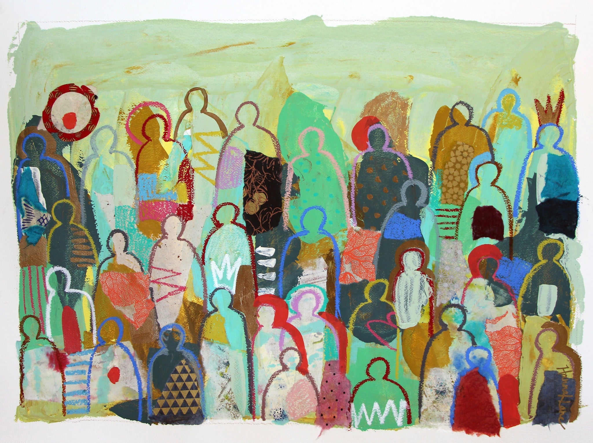 Crowd On Paper 3 - Hannah Lane