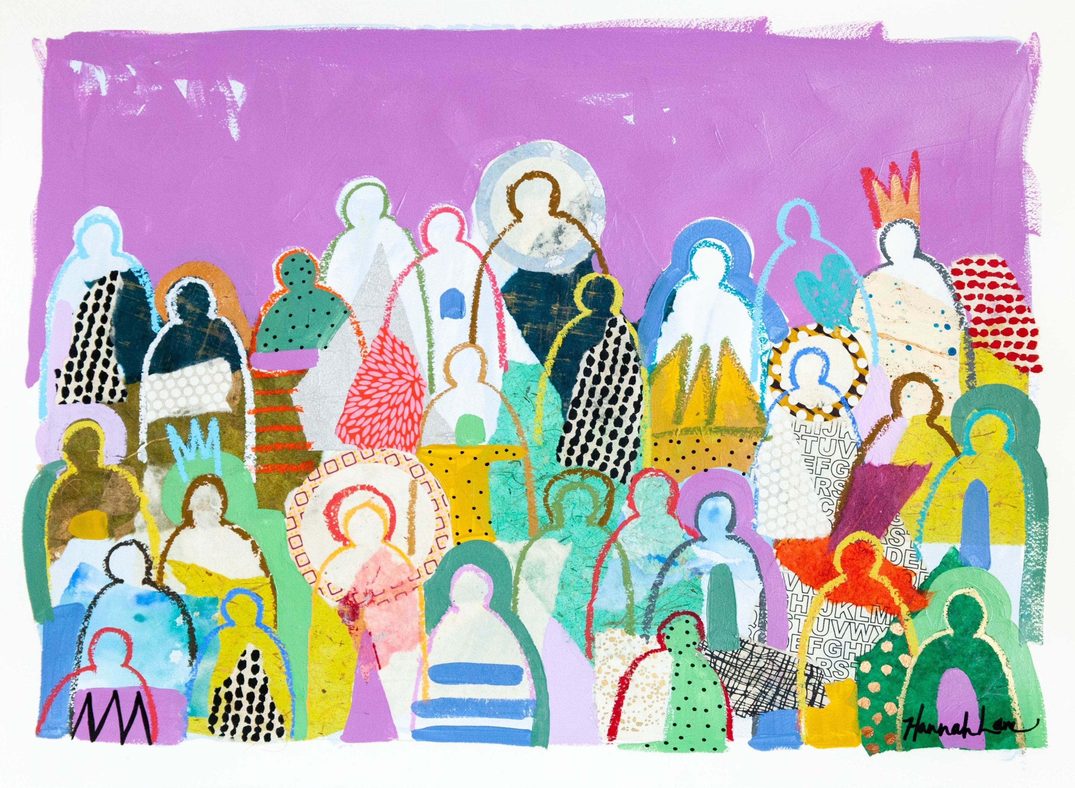 Crowd on Paper 2- Hannah Lane