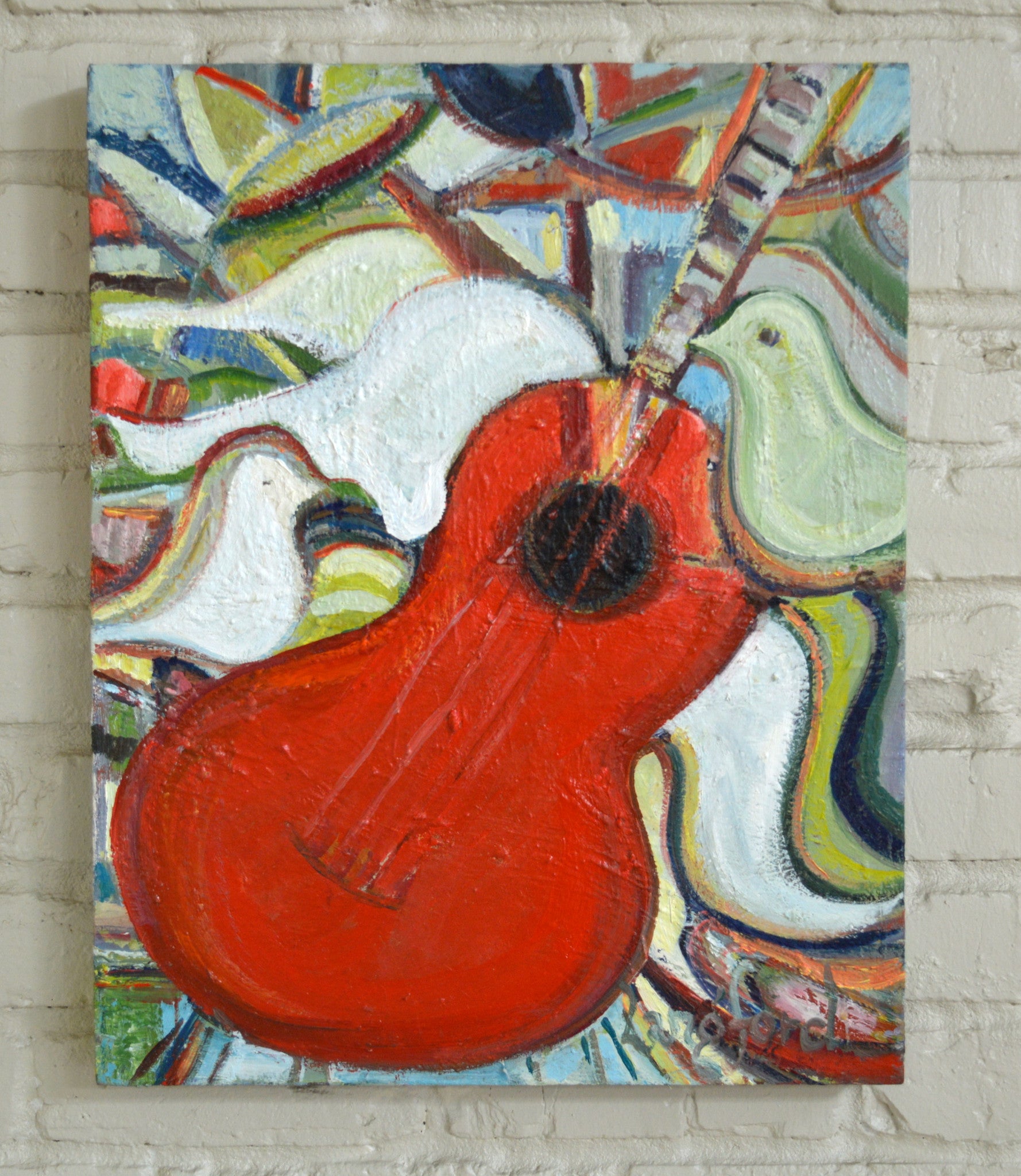 Angel's Red Guitar