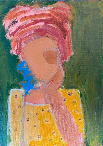 Blue Earring